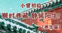 【節(jié)氣養(yǎng)生】小雪初臨：順時(shí)養(yǎng)藏，靜候陽(yáng)生！